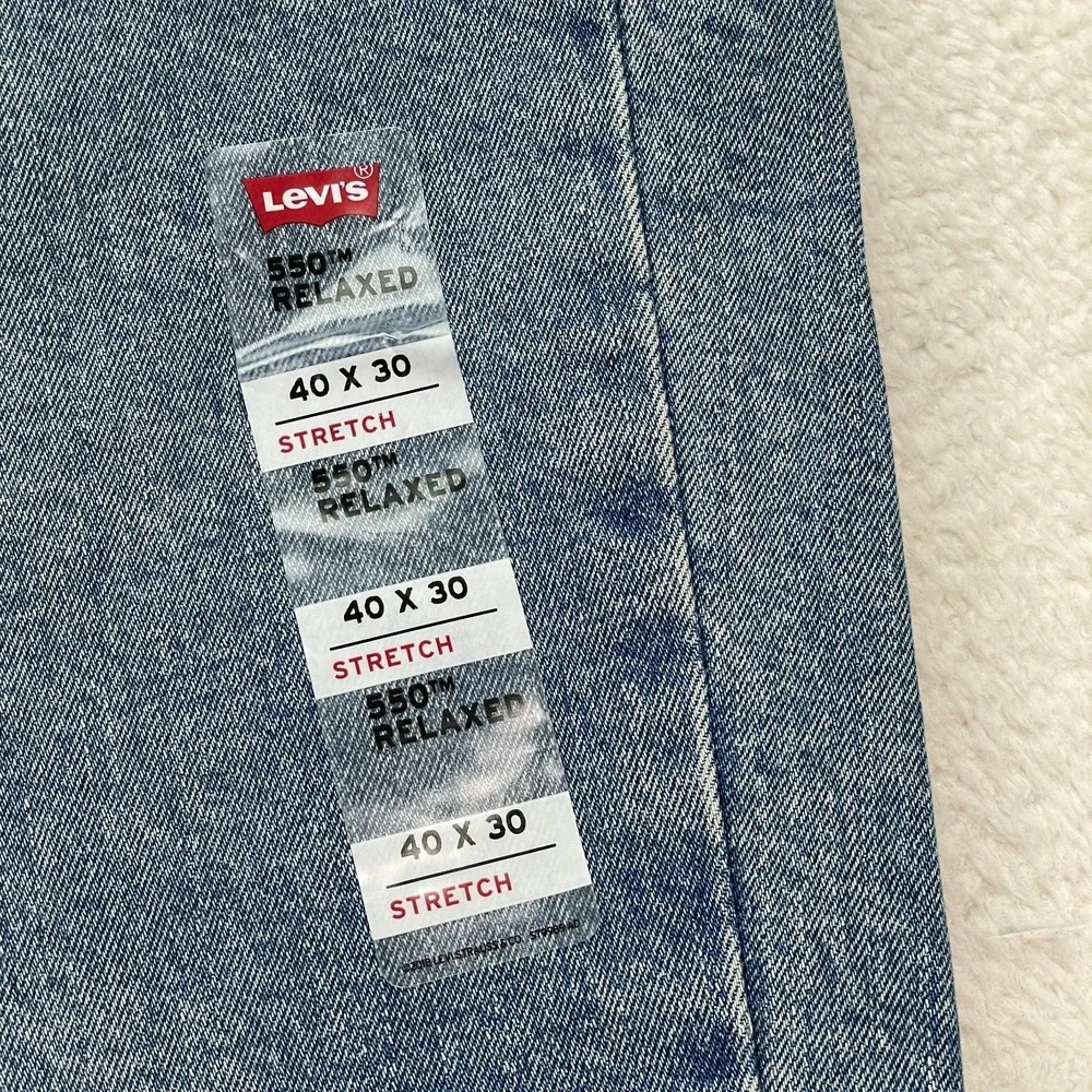 Levis‎ 550 Jeans Mens Relaxed Fit Stretch 40X30